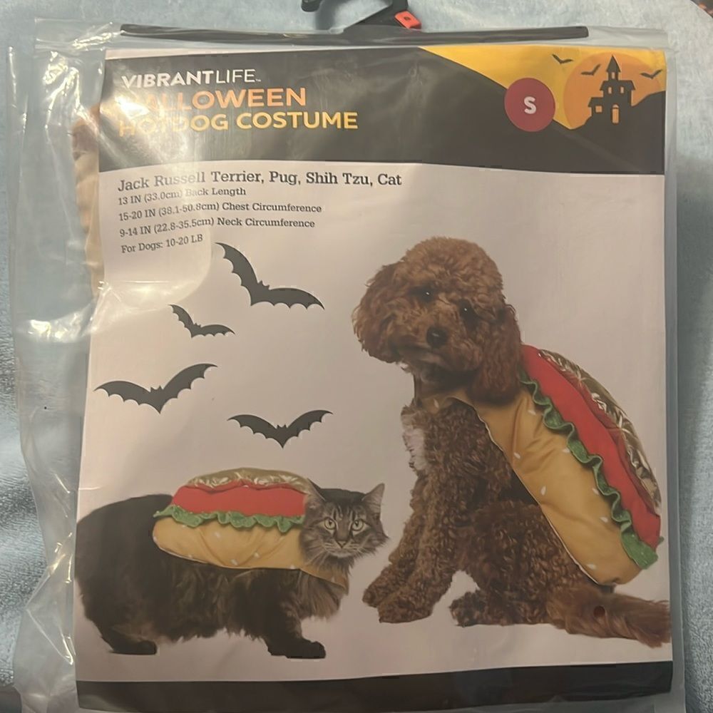 New Hotdog Pet Costume